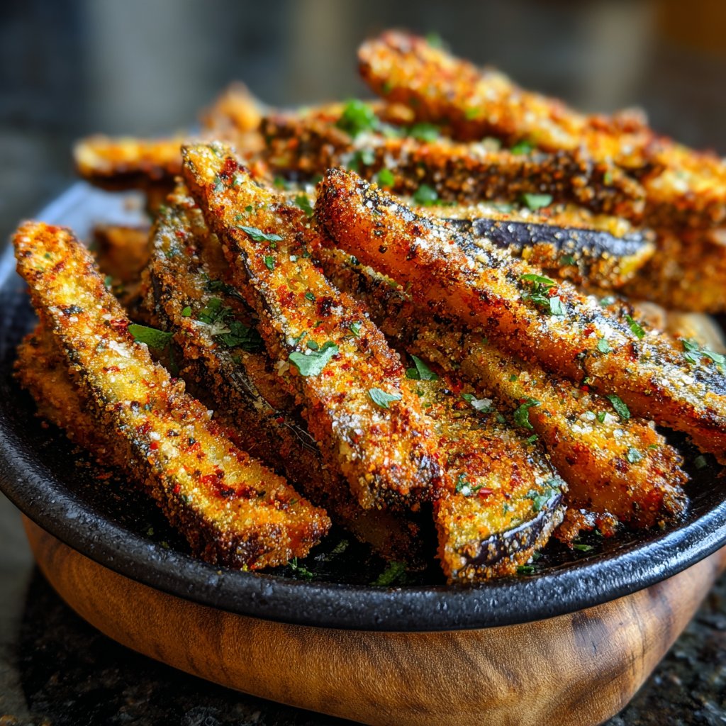 Crispy Eggplant Veggie Fries