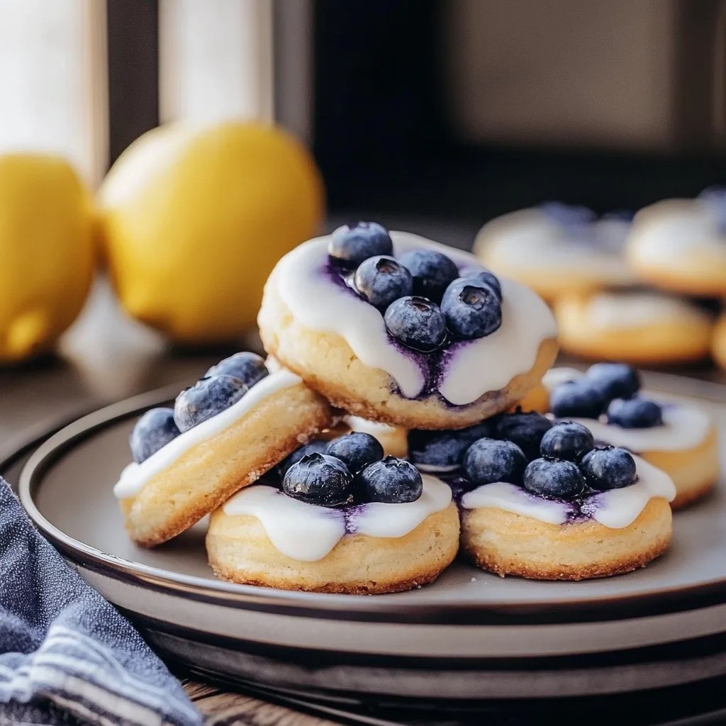 Lemon Blueberry Cookies