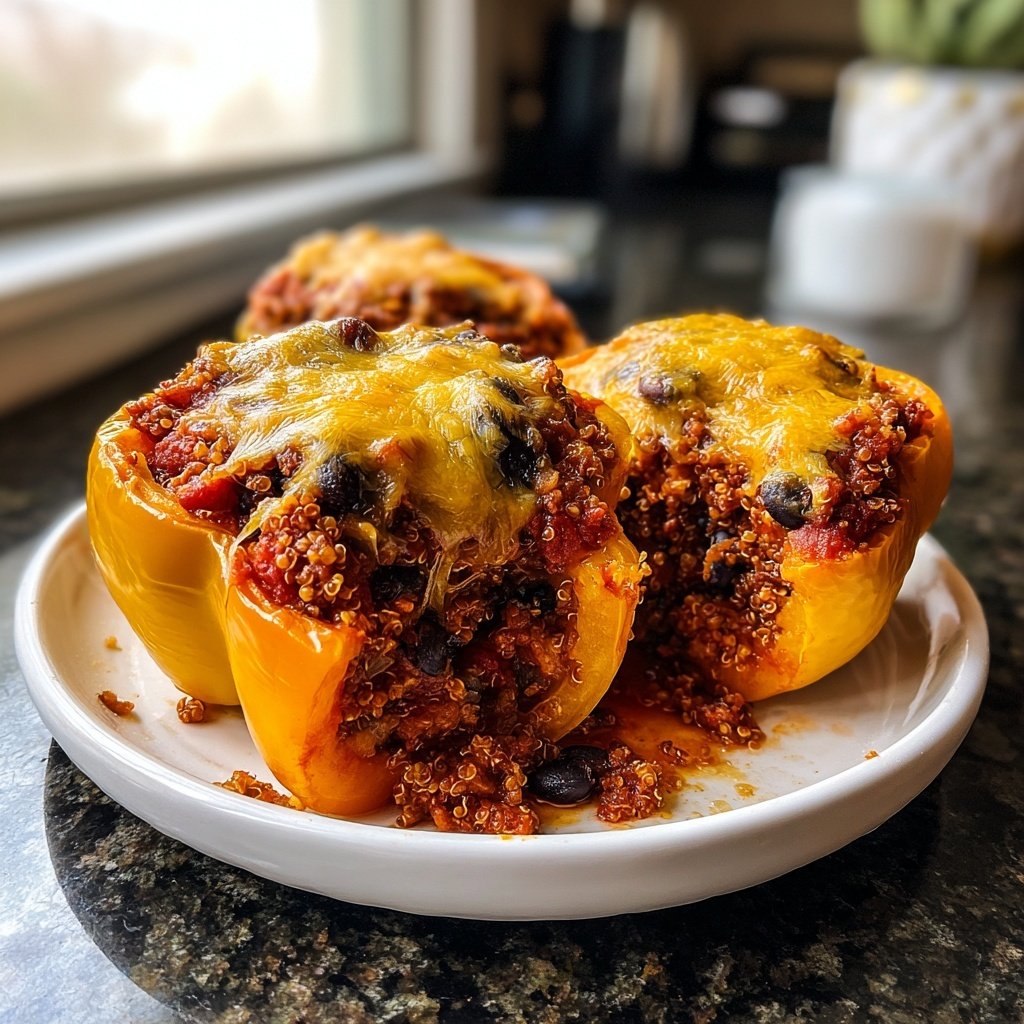 Baked Stuffed Bell Peppers