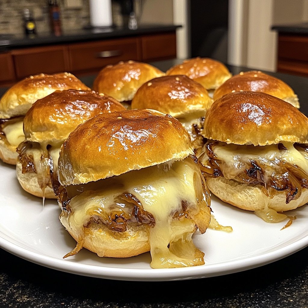 Sliders with Caramelized Onions