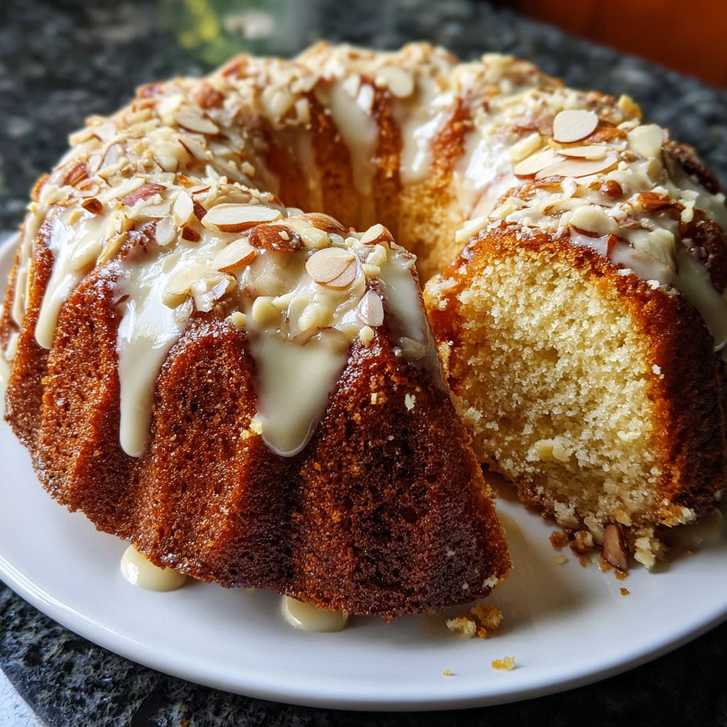Vanilla Almond Yogurt Cake