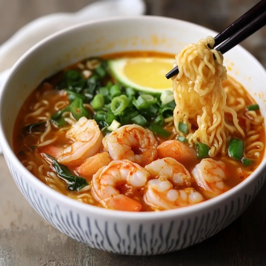 Spicy Shrimp Ramen