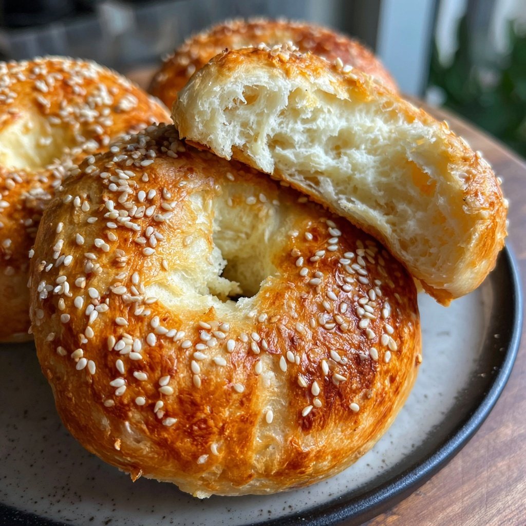 High Protein Greek Yogurt Bagels No Yeast