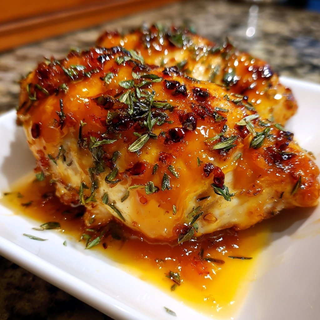 Chicken Breast with Orange Glaze