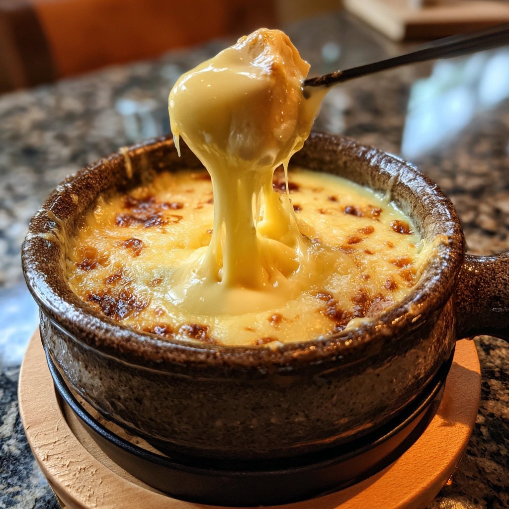Fondue with Smoked Cheese