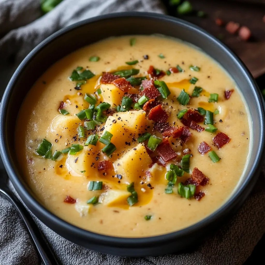 Comforting Loaded Baked Potato Soup