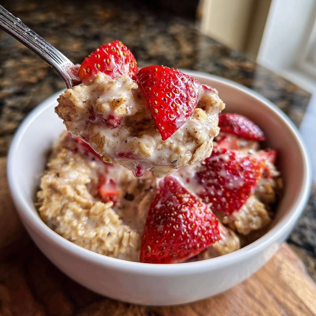 Fresh Strawberry Oatmeal