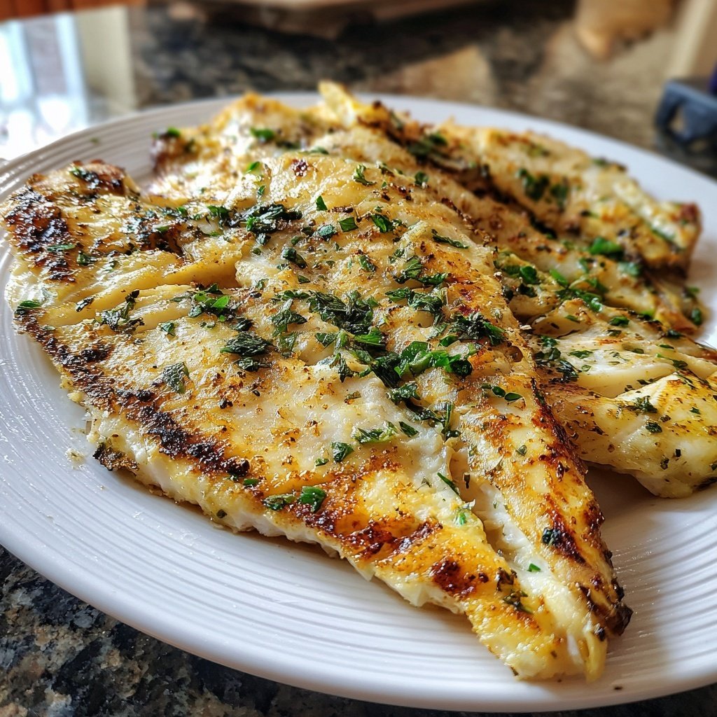 Healthy & Light Lemon Grilled Fish Plate