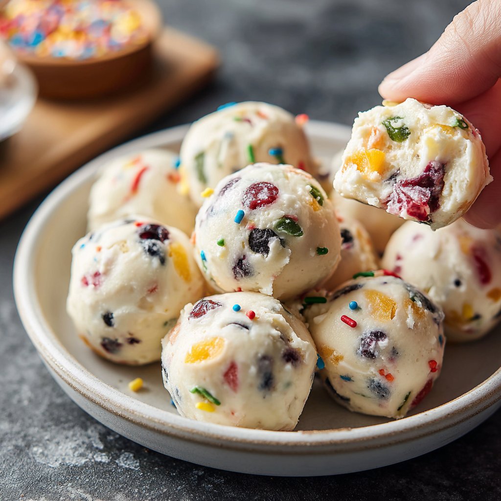 Frozen Yogurt Bites Snack
