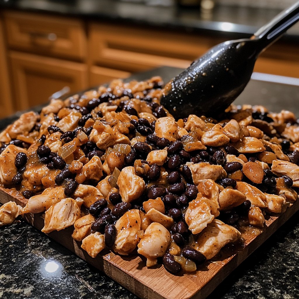 Dump-and-Go Crockpot Chicken and Black Beans