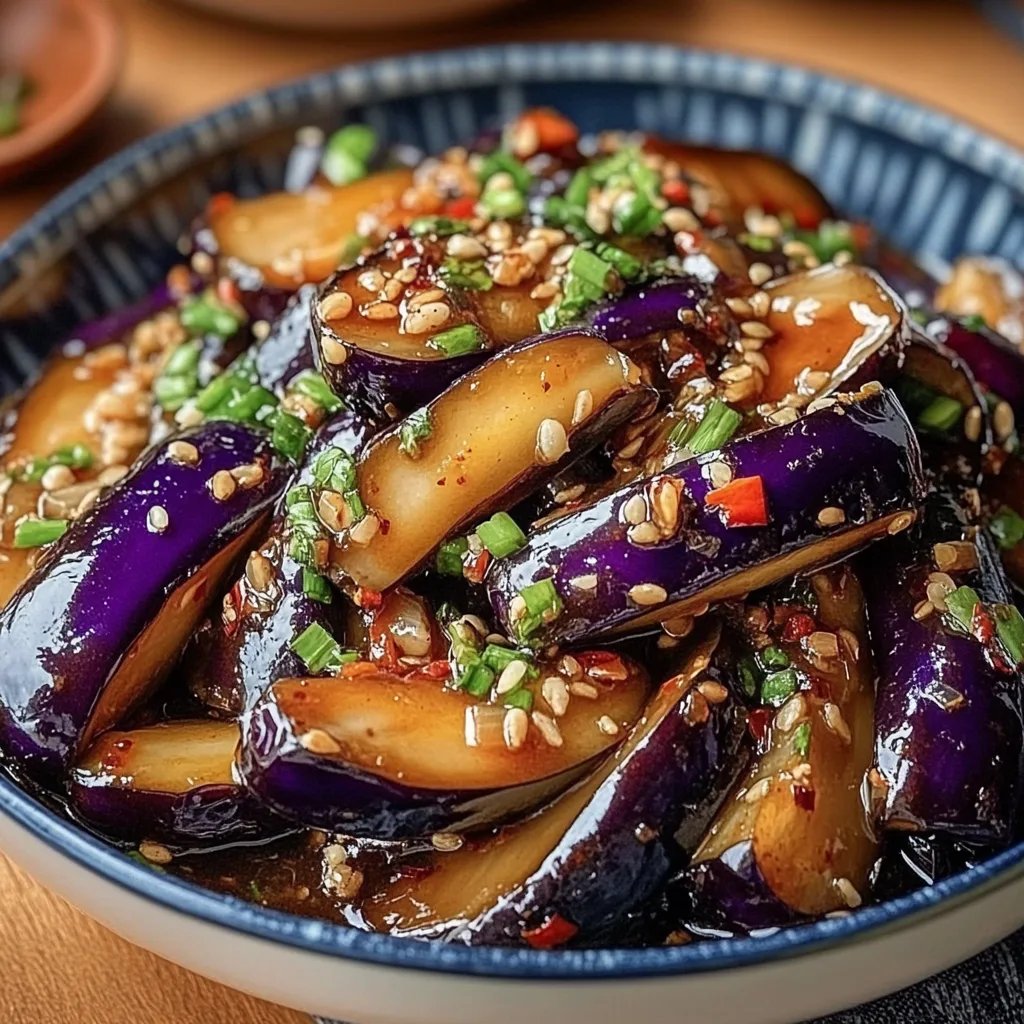 Chinese Eggplant with Garlic Sauce